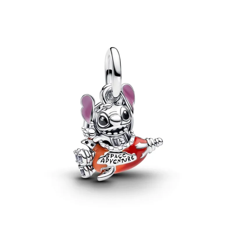 Pandora Disney Stitch Rocket Ship hela, hopeaa, 793742C01