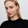 Pandora Essence Organically Shaped Stone-Set Hoop korvakorut, keltakullattu, 264663C01