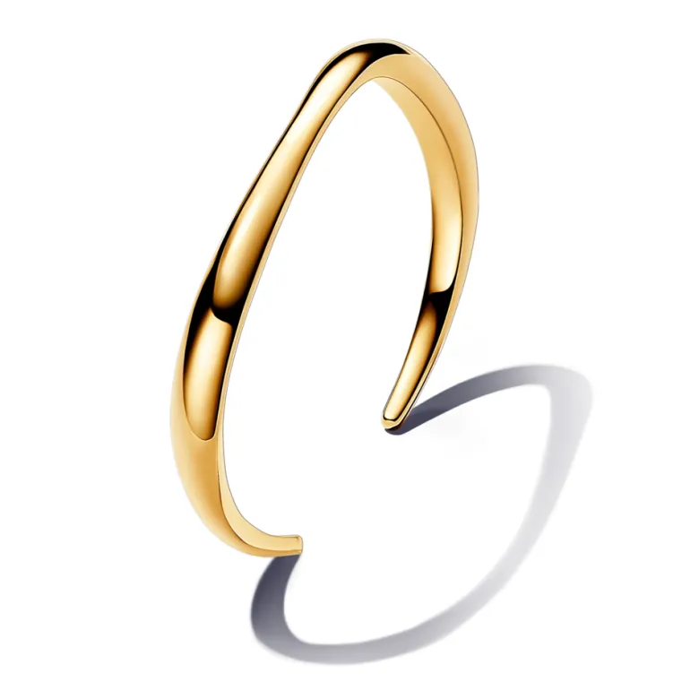 Pandora Essence Organically Shaped rannekoru, keltakullattu, 563310C00