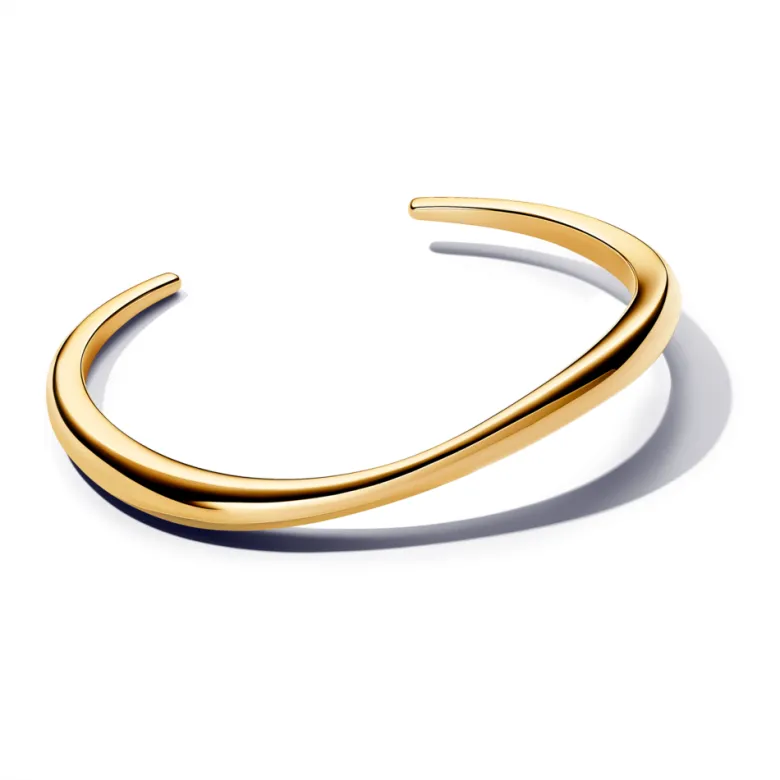 Pandora Essence Organically Shaped rannekoru, keltakullattu, 563310C00