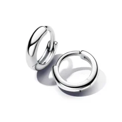 Pandora Essence Round Huggie rengaskorvakorut, hopea, 293286C00