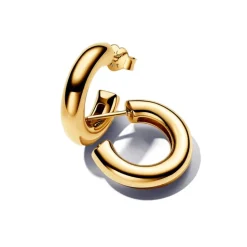 Pandora Essence Round Open rengaskorvakorut, keltakullattu, 263266C00