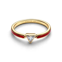 Pandora Marvel Iron Man sormus, keltakullattu, 164211C01