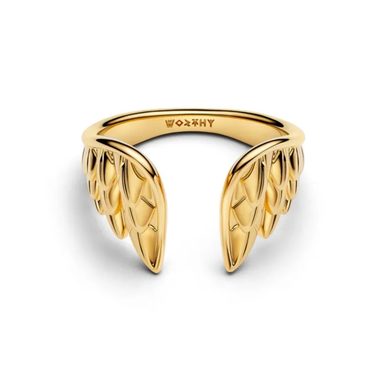 Pandora Marvel Thor Wings sormus, keltakullattu, 164222C00