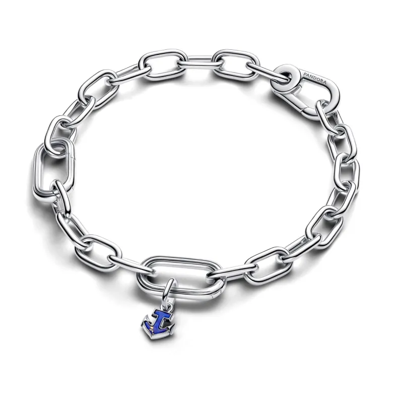 Pandora ME Blue Anchor Mini Dangle hela, hopeaa, 794610C01