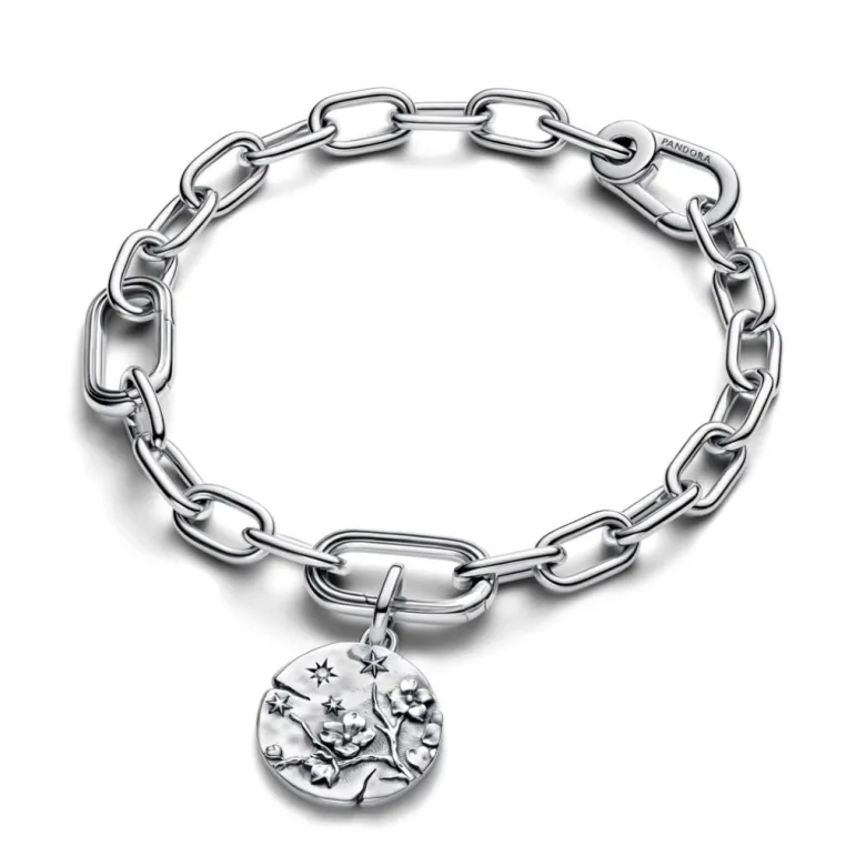 Pandora ME Cherry Blossom Medallion hela, hopea, 794085C01