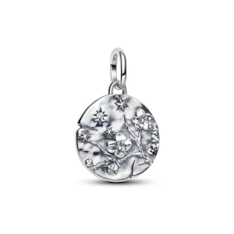 Pandora ME Cherry Blossom Medallion hela, hopea, 794085C01