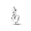 Pandora ME Freehand Heart Mini hela, hopea, 793048C00