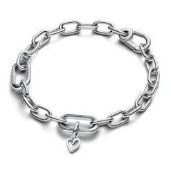 Pandora ME Freehand Heart Mini hela, hopea, 793048C00