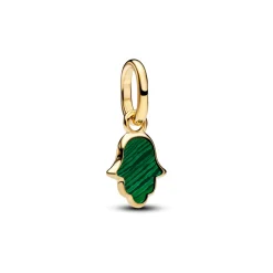 Pandora ME Green Hamsa Hand Mini hela, keltakullattu, 764612C01