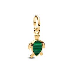 Pandora ME Green Turtle Mini hela, hopea, 763823C01