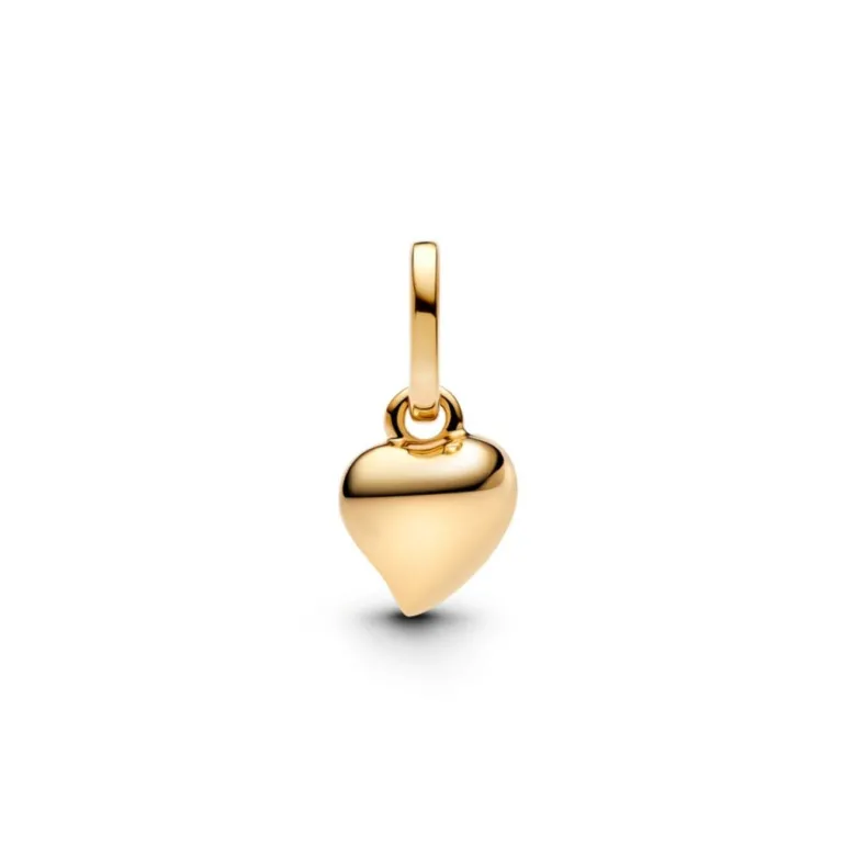 Pandora ME Heart Mini Dangle hela, keltakullattu, 763691C00