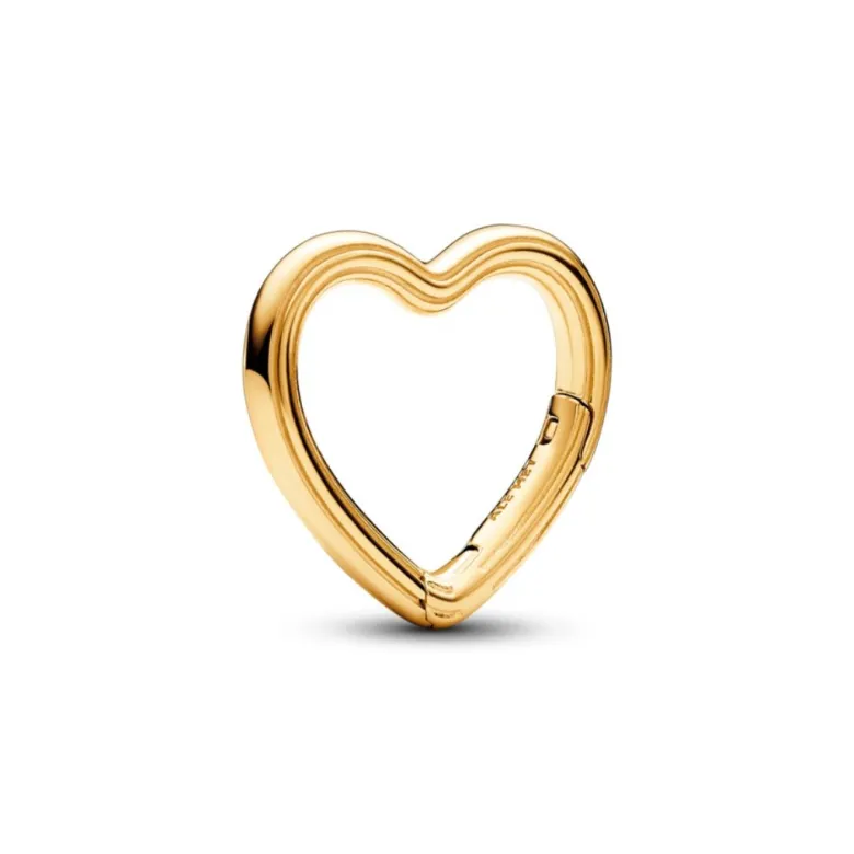 Pandora ME Heart Openable Link hela, keltakullattu, 760081C00