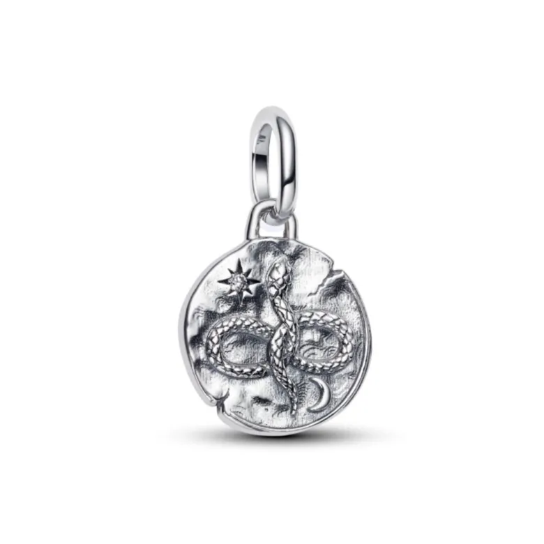 Pandora ME Infinity Snake Medallion hela, hopea, 793976C01
