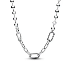 Pandora ME Metal Bead & Link Chain kaulakoru, hopea, 392799C00-45