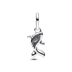 Pandora ME Red Murano Glass Koi Fish Mini hela, hopea, 793863C01