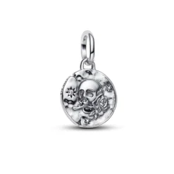 Pandora ME Skull Medallion hela, hopea, 794089C01