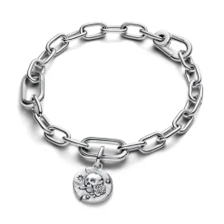 Pandora ME Skull Medallion hela, hopea, 794089C01