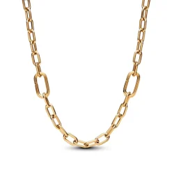 Pandora ME Small-Link Chain kaulakoru, keltakullattu, 369685C00-50