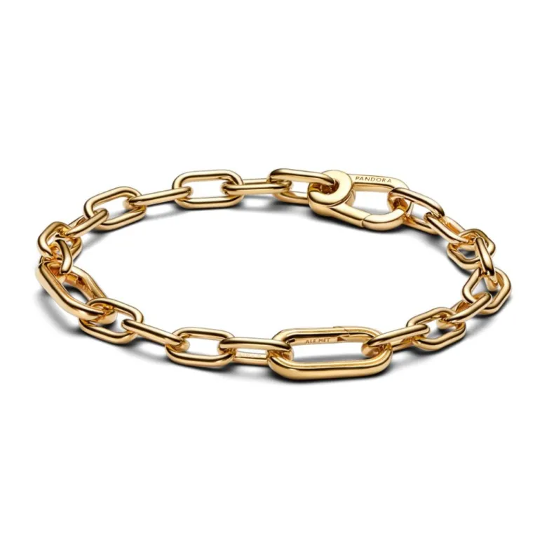 Pandora ME Small-Link Chain rannekoru, keltakullattu, 569662C00