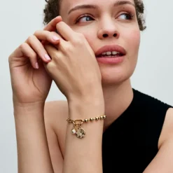 Pandora ME Snake Pearlescent Mini hela, keltakullattu, 763375C01
