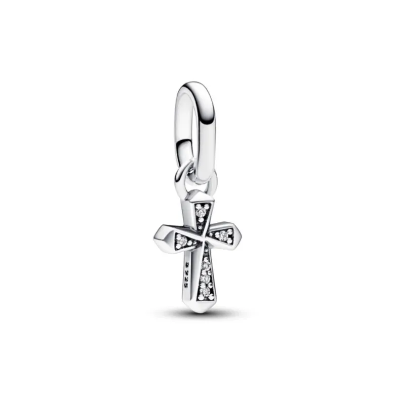 Pandora ME Sparkling Cross Mini hela, hopea, 793044C01