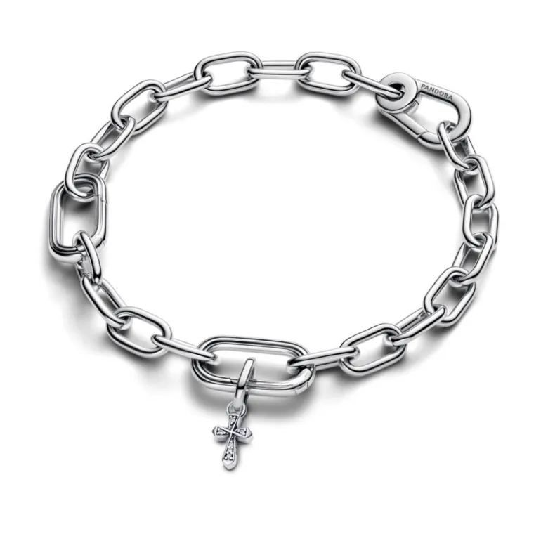 Pandora ME Sparkling Cross Mini hela, hopea, 793044C01