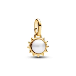Pandora ME Treated Freshwater Cultured Pearl Sun Mini hela, keltakullattu, 763035C01