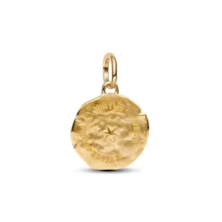 Pandora ME Wheat Medallion hela, keltakullattu, 764804C01