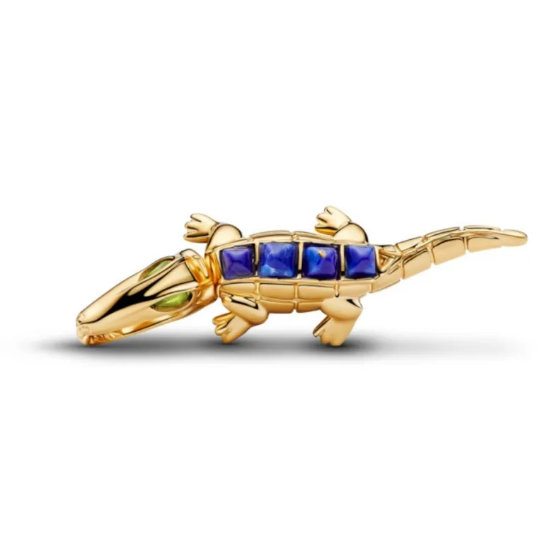 Pandora Moments Alligator hela, keltakullattu, 764624C01