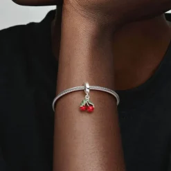 Pandora Moments Asymmetrical Cherry Fruit Dangle hela, hopea, 791583C01