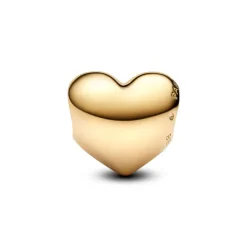 Pandora Moments Be Love Engravable Heart hela, keltakullattu, 763439C00