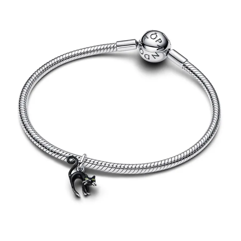 Pandora Moments Black Cat hela, hopea, 794769C01