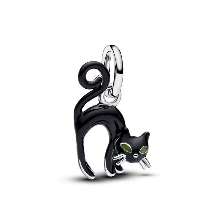 Pandora Moments Black Cat hela, hopea, 794769C01