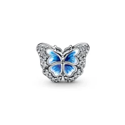 Pandora Moments Blue Butterfly Sparkling hela, hopea, 790761C01
