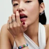 Pandora Moments Blue Mini Murano Glass hela, hopea, 793105C00