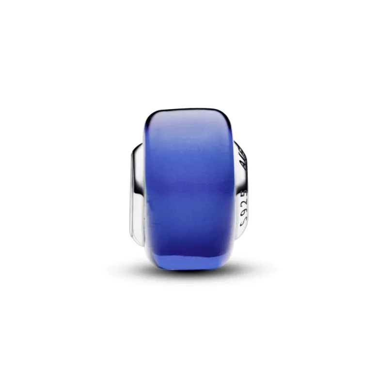 Pandora Moments Blue Mini Murano Glass hela, hopea, 793105C00