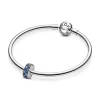 Pandora Moments Blue Pavé lukkopala, hopea, 791817NSBMX