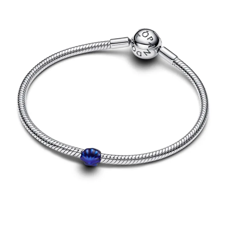 Pandora Moments Blue Shell Mini hela, hopea, 794898C01