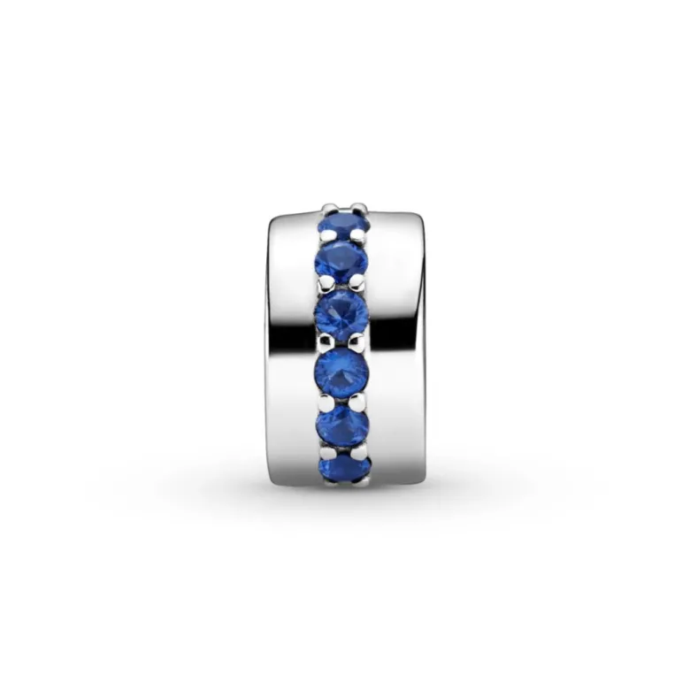 Pandora Moments Blue Sparkle lukkopala, hopea, 791972C01