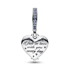 Pandora Moments Celestial Shooting Star Heart hela, hopea, 792356C01