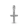Pandora Moments Classic Cross riipus, hopea, 397571CZ