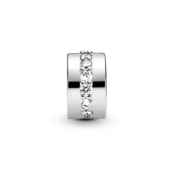 Pandora Moments Clear Sparkling lukkopala, hopea, 791972CZ