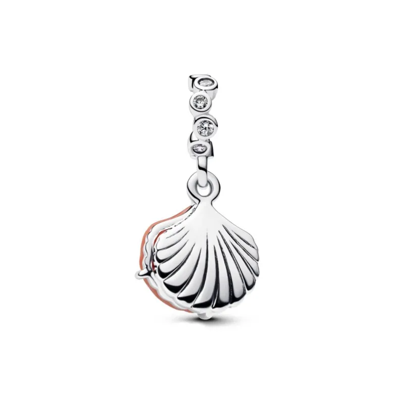 Pandora Moments Coral-coloured Shell Double hela, hopea, 793821C01