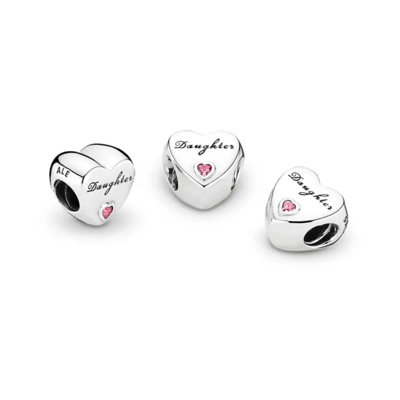 Pandora Moments Daughter Love hela, hopea, 791726PCZ