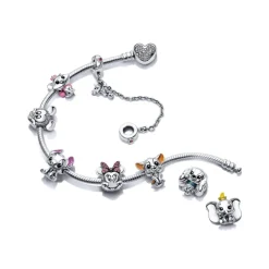 Pandora Moments Disney Climbing Mickey Mouse Safety Chain hela, hopea, 797173CZR