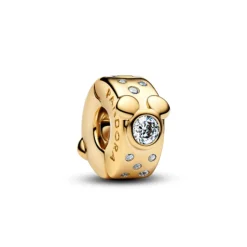 Pandora Moments Disney Mickey & Minnie Mouse lukkopala, keltakullattu, 764130C01