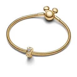 Pandora Moments Disney Mickey & Minnie Mouse lukkopala, keltakullattu, 764130C01