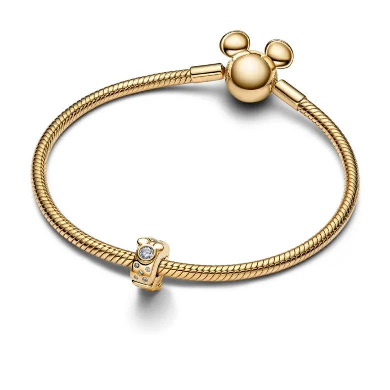 Pandora Moments Disney Mickey & Minnie Mouse lukkopala, keltakullattu, 764130C01
