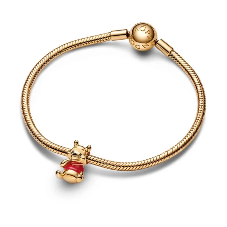 Pandora Moments Disney Winnie the Pooh Bear hela, keltakullattu, 762212C01